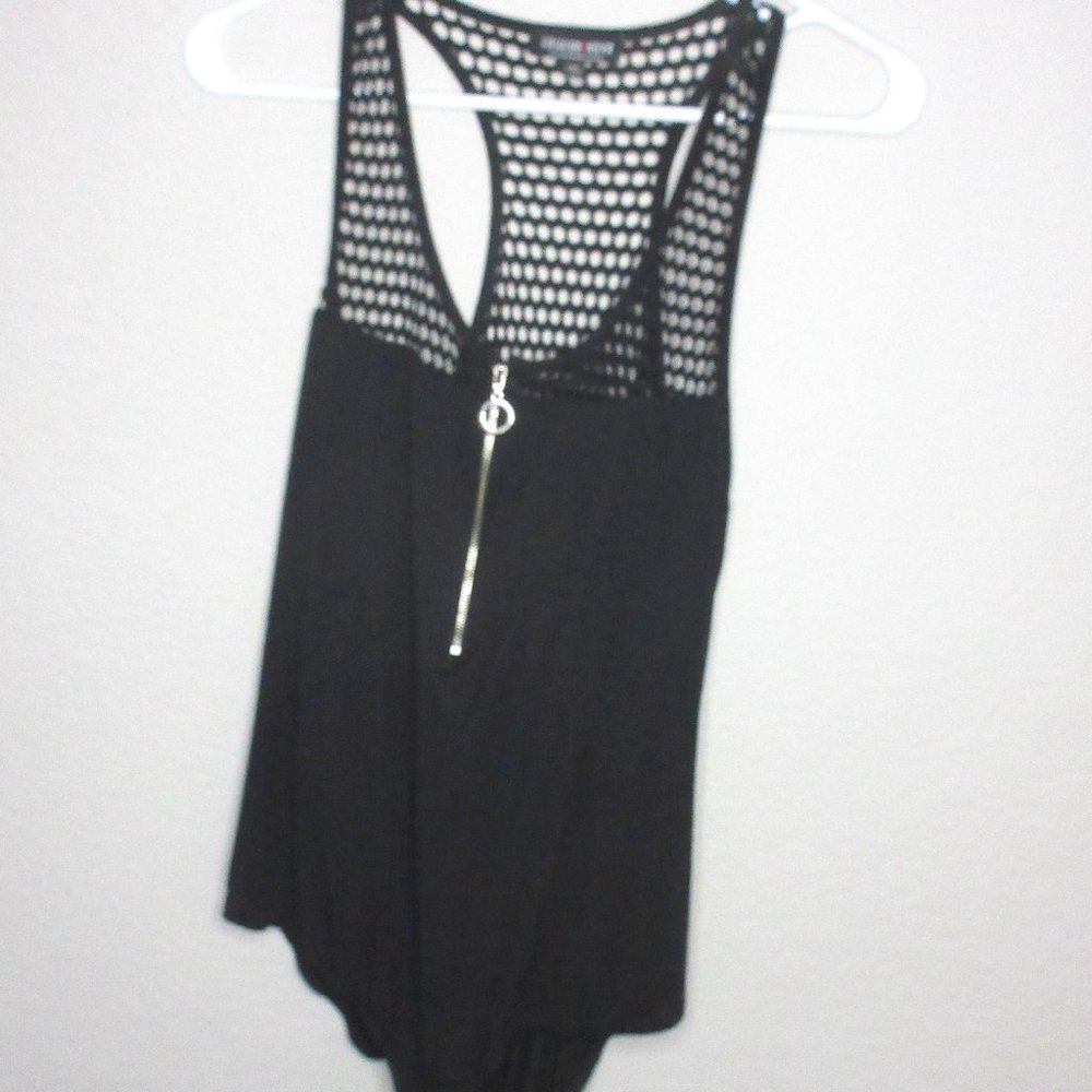 Fashion Nova Black Bodysuit - Size 1X